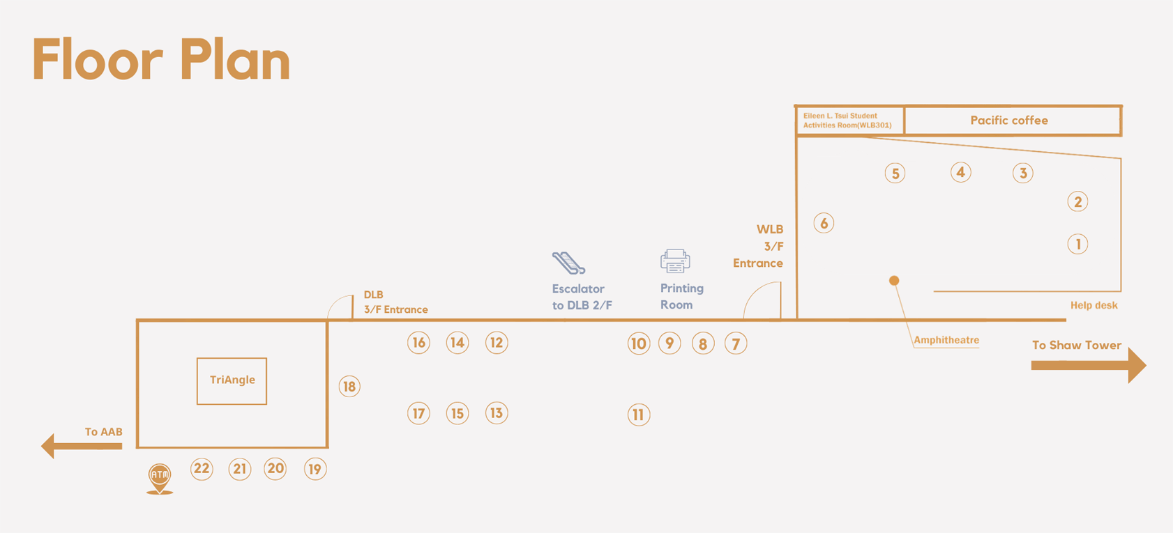 Booth floor plan